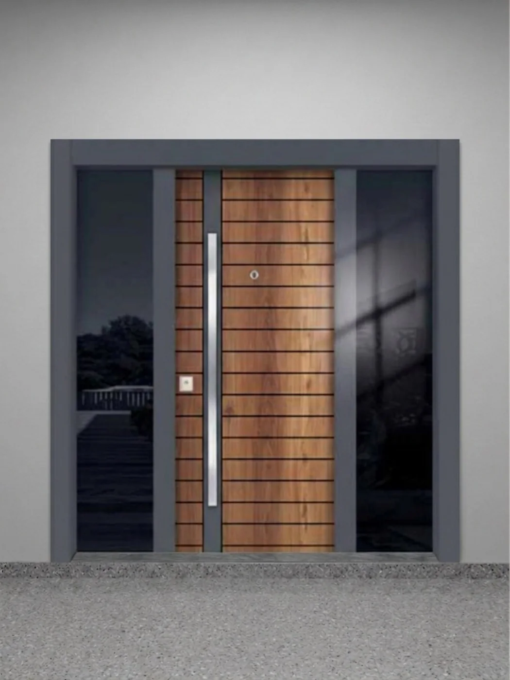 LND 04 Linea Wood Mimari giriş kapısı modeli